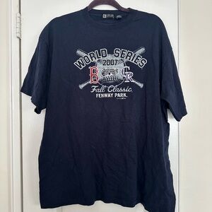 MLB Baseball World Series T-Shirt 2007 Boston Red Sox Colorado Rockies